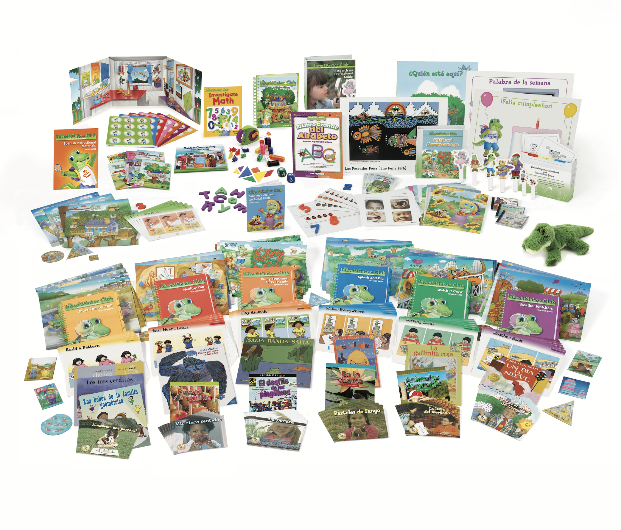 Child Learning Investigators Prekindergarten Learning System in Spanish - The InvestiGator Club®