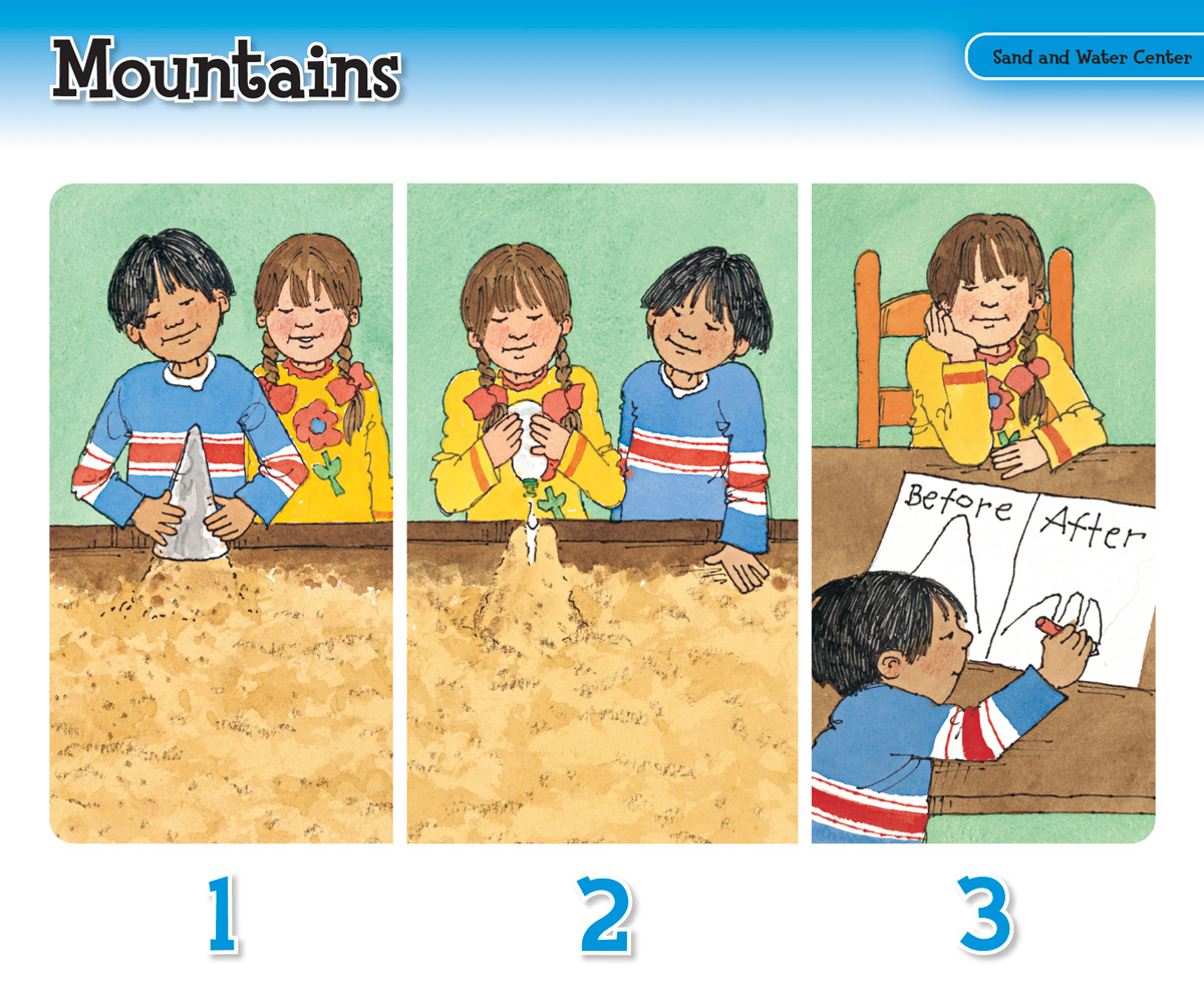 Kids Playiing with Sand and Water